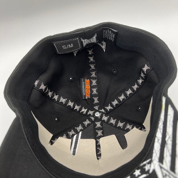 Tapout Hat Bud Light Black White Baseball Hat Cap Small Medium UFC MMA NWT - Picture 5 of 5